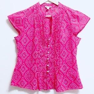 3 for 25$ Banana Republic Pink Mandala Top (PL)